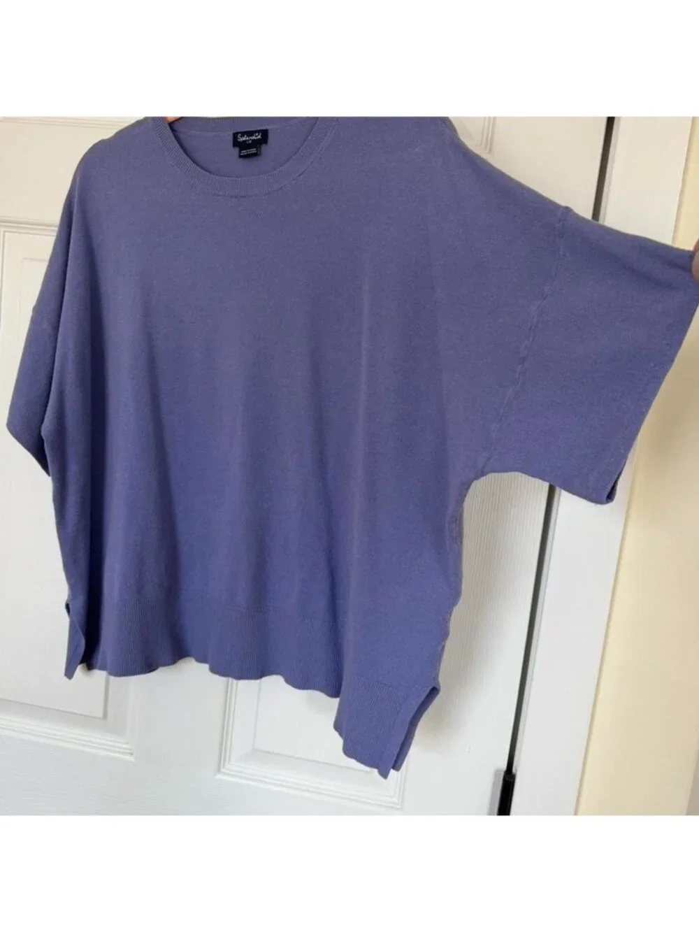 Splendid Purple Oversized Knit Sweater - Picture 2 of 5